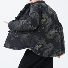 Load image into Gallery viewer, Winter Dragon Embroidered Tang Suit Jacket
