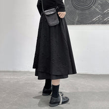 Load image into Gallery viewer, Three-dimensional Jacquard Skirt A-line
