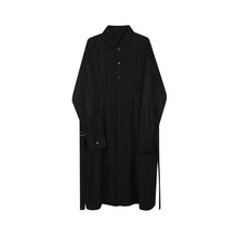 Load image into Gallery viewer, Mid-length Casual Long-sleeve Slit Shirt
