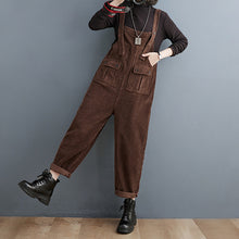 Load image into Gallery viewer, Autumn and Winter Retro Straight Overalls
