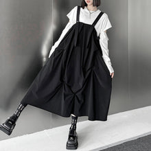 Load image into Gallery viewer, Mid-length Suspender A-line Skirt
