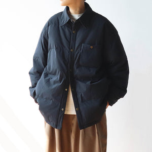 Lapel Water-repellent White Duck Down Jacket