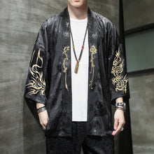 Load image into Gallery viewer, Vintage Hanfu Dragon and Phoenix Embroidered Cardigan
