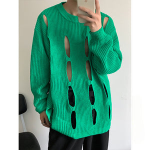 Hollow Hole Loose Sweater