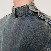 Load image into Gallery viewer, Casual Denim Stand Collar Jacket
