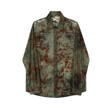 Load image into Gallery viewer, Floral Mesh Lapel Shirt
