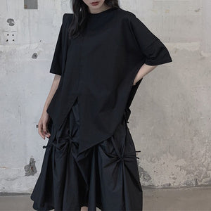 Irregular Slit T-shirt