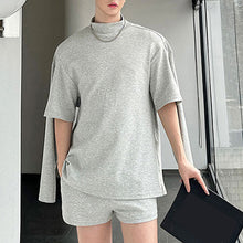 Load image into Gallery viewer, Multi-sleeve Sweatshirt and Shorts Two-piece Set
