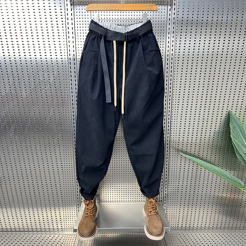 Corduroy Casual Harem Loose Carrot Pants