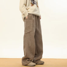 Load image into Gallery viewer, Polar Fleece Multi-pocket Thickened Sweatpants
