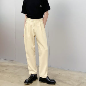 Suit Straight Long Trousers