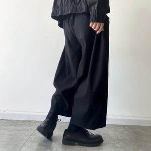 Retro Wide Leg Ninth Pants