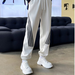 Loose-fit Knitted Drawstring Trousers