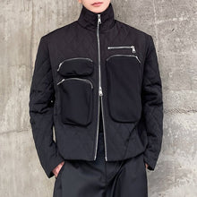 Load image into Gallery viewer, Stand Collar Three-dimensional Multi-pocket Jacket
