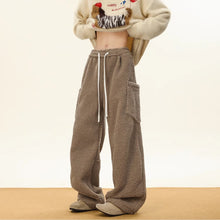 Load image into Gallery viewer, Polar Fleece Multi-pocket Thickened Sweatpants
