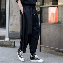 Load image into Gallery viewer, Frayed Pleated Harem Pants
