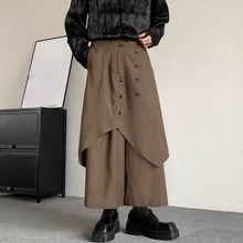 Load image into Gallery viewer, Loose Layered Fake Two-piece Culottes
