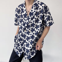 Load image into Gallery viewer, Simple Printed Loose Short-sleeved Shirt
