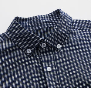 Summer Retro Plaid Short Sleeve Shirt