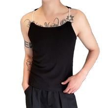 Load image into Gallery viewer, Slim Fit Waistcoat with Pearl Straps
