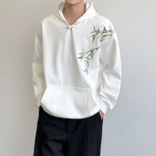 Load image into Gallery viewer, Bamboo Embroidered Hooded Sweatshirt
