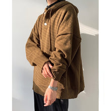 Load image into Gallery viewer, Hooded Loose Retro Sweater
