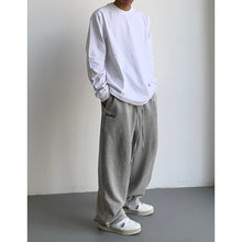 Load image into Gallery viewer, Fake Two-piece Cuffed Denim Loose Sweatpants
