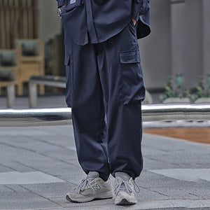 Japanese Loose Wide-leg Multi-pocket Pants