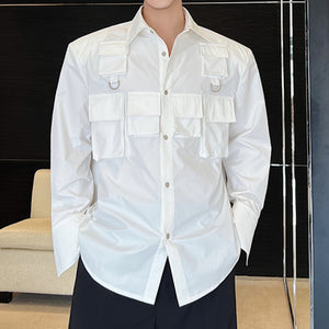 Three-dimensional Pocket Work Shirt