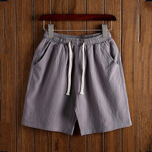 T-shirt Linen Cotton Two-piece Suit