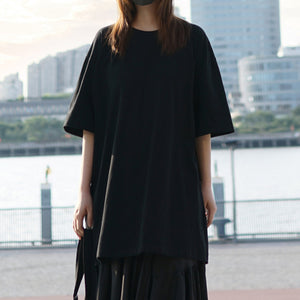 Black Loose Short Sleeve T-shirt