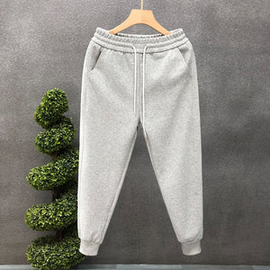 Slim-fit Knitted Cotton Track Pants