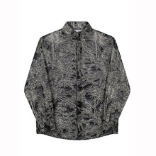 Load image into Gallery viewer, Jacquard Stand Collar Vintage Shirt
