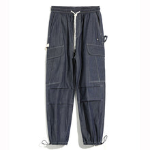 Load image into Gallery viewer, Drawstring Drawstring Loose Harem Multi-pocket Cargo Pants
