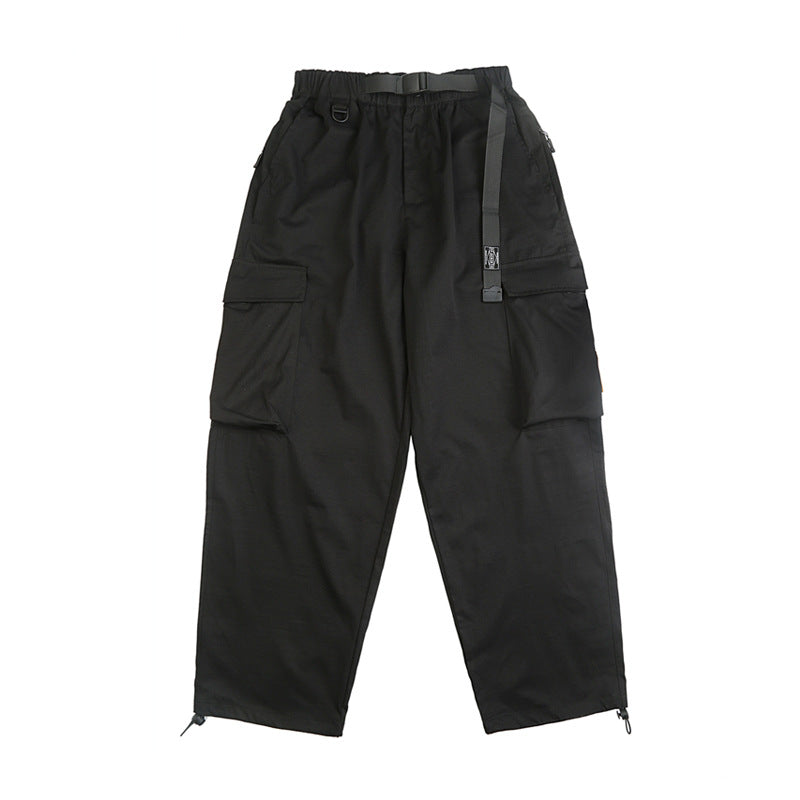 Japanese Loose Wide-leg Multi-pocket Pants