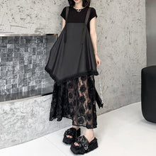 Load image into Gallery viewer, 3D Flower Lace Suspender Dress
