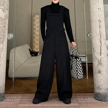 Load image into Gallery viewer, Woolen High-waist Jumpsuit
