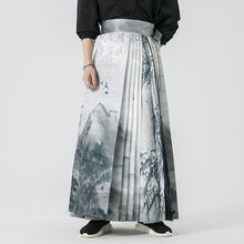 Load image into Gallery viewer, Ink Printed Hanfu Horse Face Skirt
