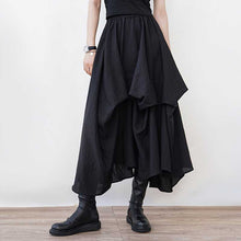 Load image into Gallery viewer, High Waist Irregular Pleated Skirt
