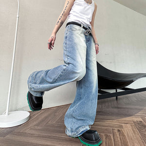 Vintage Straight Wide Leg Jeans