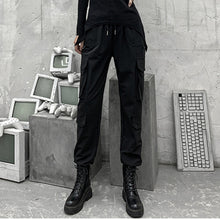 Load image into Gallery viewer, Three-dimensional Pocket Casual Loose Trousers
