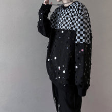 Load image into Gallery viewer, Sequin Tailored Oversized Sweatshirt
