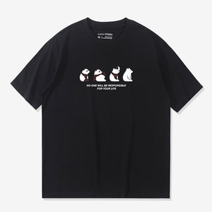 Panda Loose Casual T-Shirt