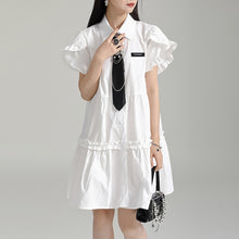 Load image into Gallery viewer, Ruffled Short Sleeve Dress
