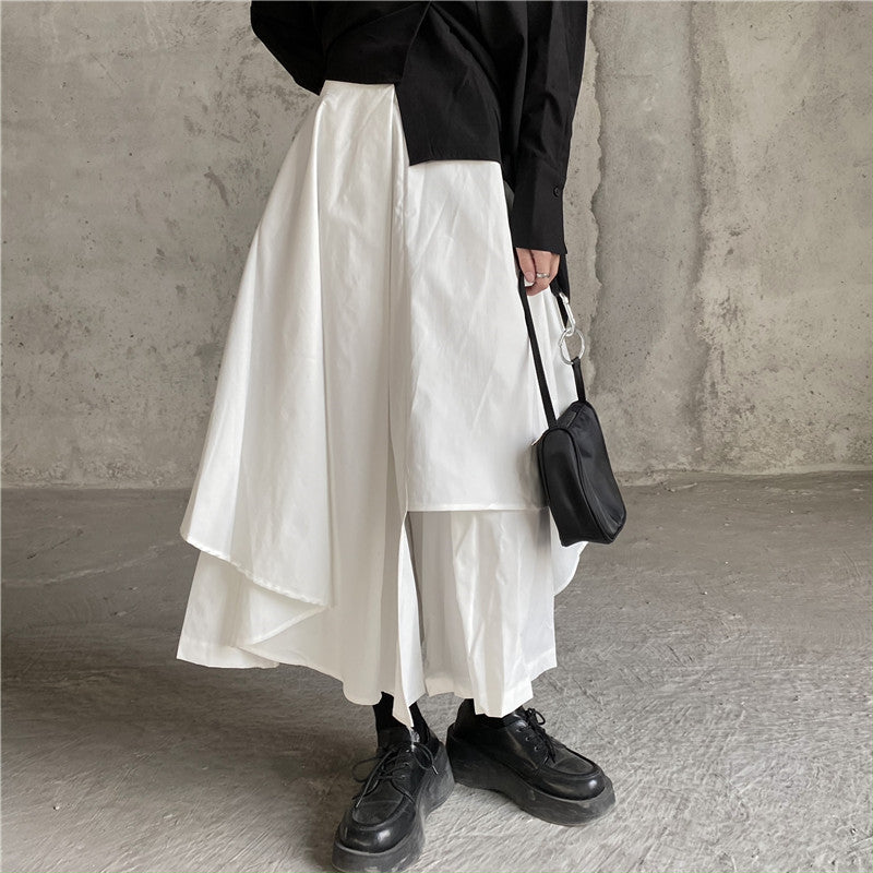 Irregular High Waist Culottes