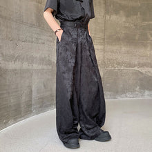 Load image into Gallery viewer, Jacquard Three-dimensional Straight Trousers
