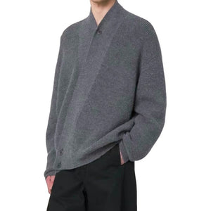 Loose-fitting Knitted Robe Cardigan