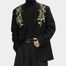 Load image into Gallery viewer, Embroidered Sequined Casual Blazer
