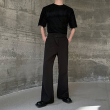 Load image into Gallery viewer, Straight Fit Loose Flared Trousers
