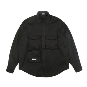 Japanese Loose Multi-pocket Shirt